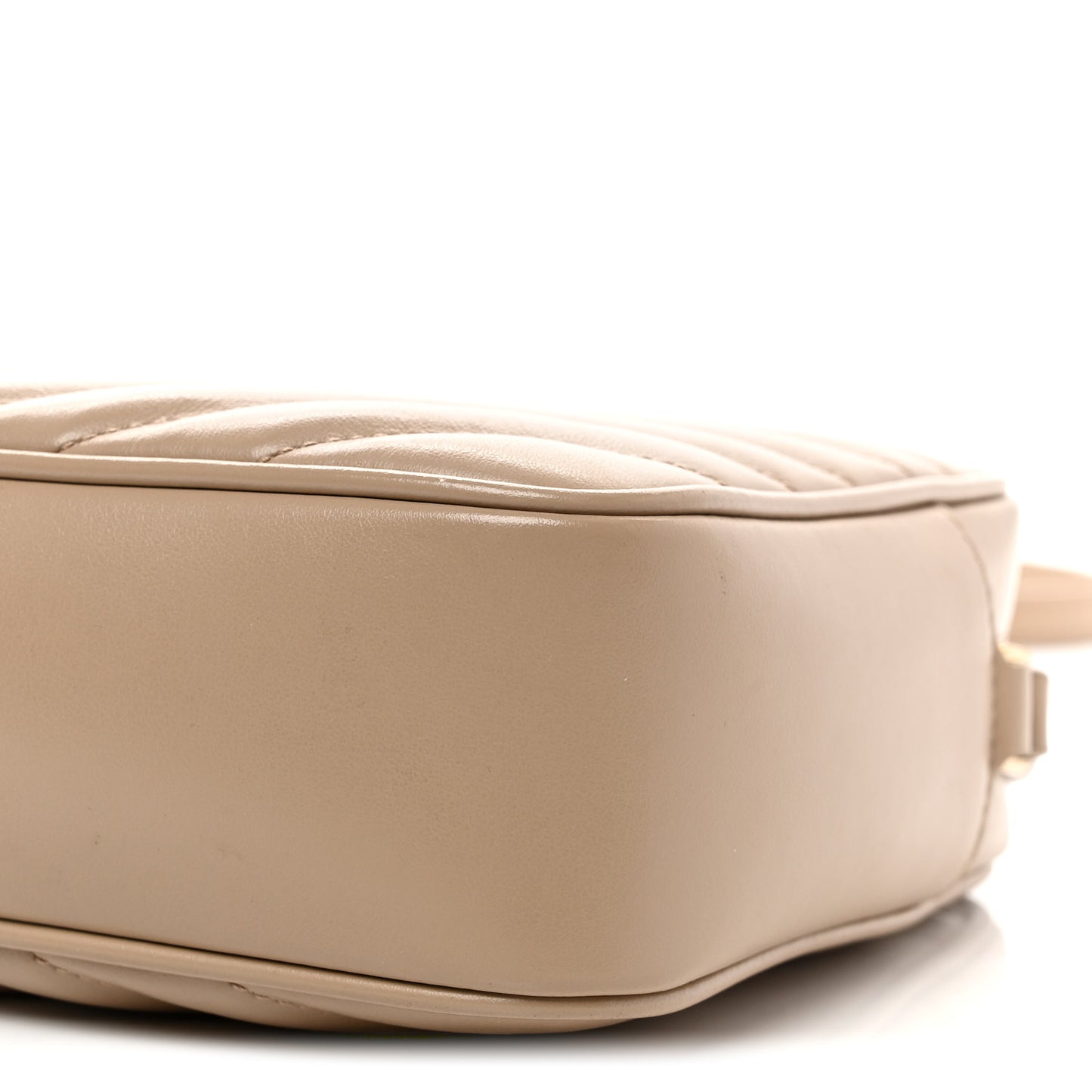 Calfskin Matelasse Monogram Lou Camera Bag Dark Beige