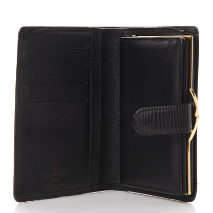 Louis Vuitton Epi French Purse Wallet Black 5 of 7