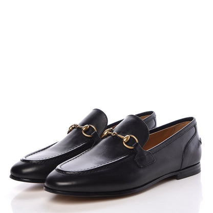 Gucci Calfskin Womens Jordaan Loafers 35 Black 3 of 9