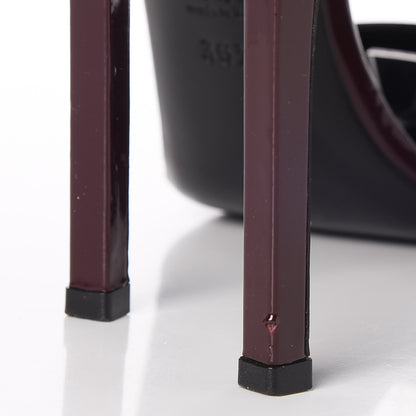 Gucci Vernice Crystal Ursula Ankle Strap Pumps 36.5 Classic Burgundy 12 of 14