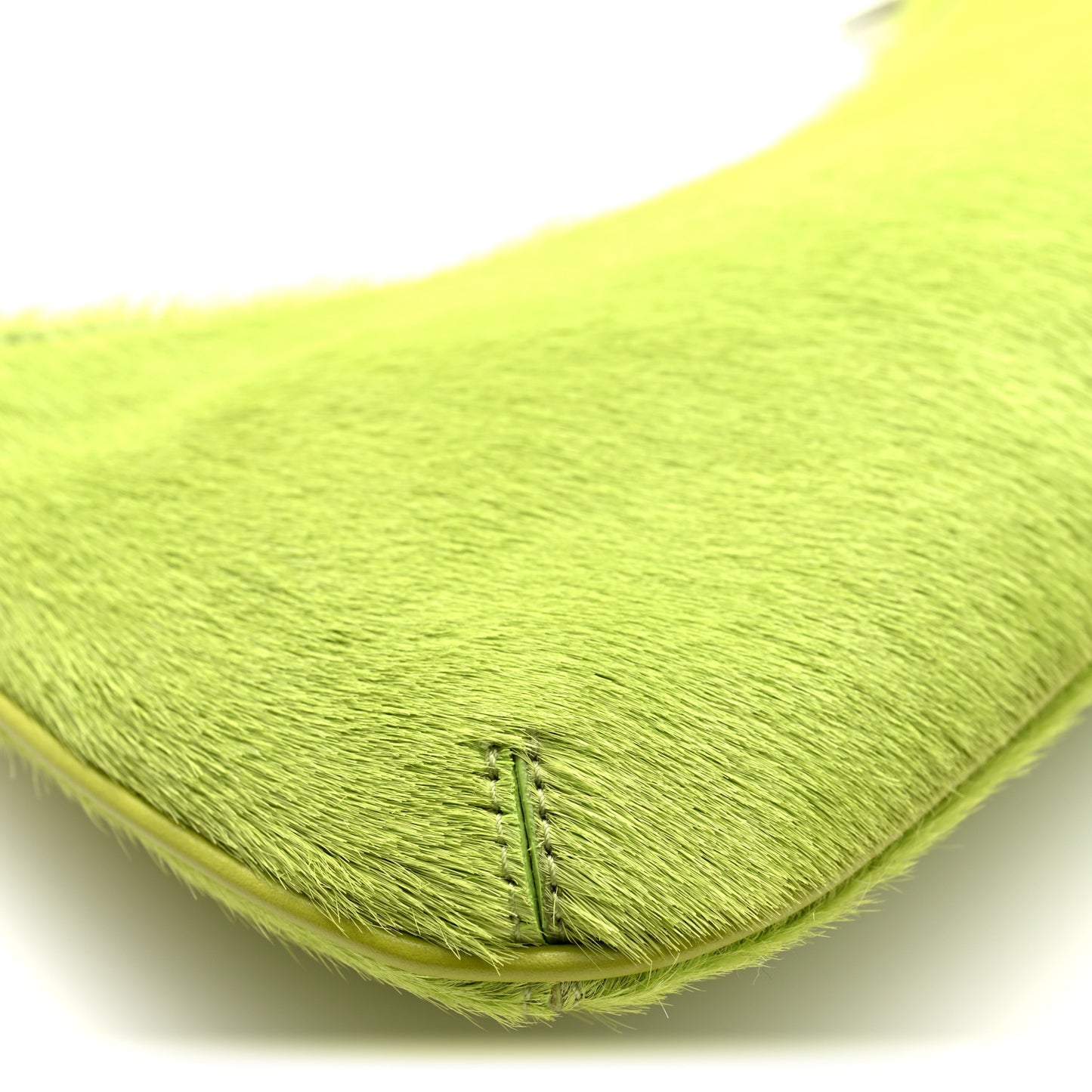 Calf Hair Le Bisou Neon Green