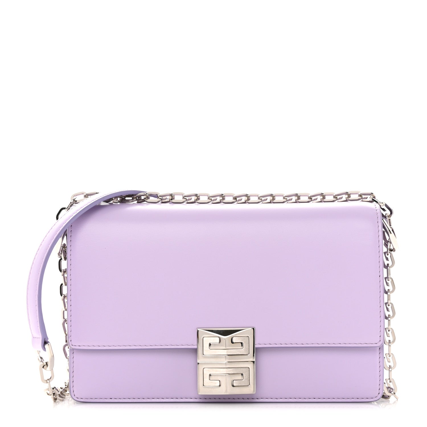 Givenchy Box Calfskin Small 4G Chain Shoulder Bag Lilac 1 of 13