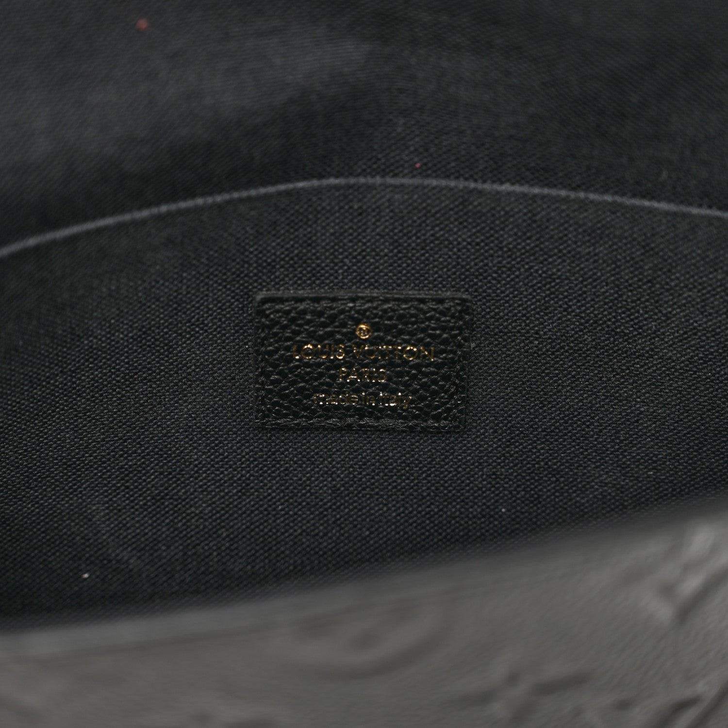 Louis Vuitton Empreinte Pochette Felicie Chain Wallet Black 8 of 10