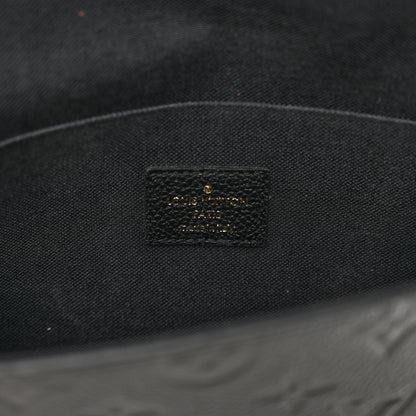Louis Vuitton Empreinte Pochette Felicie Chain Wallet Black 8 of 10