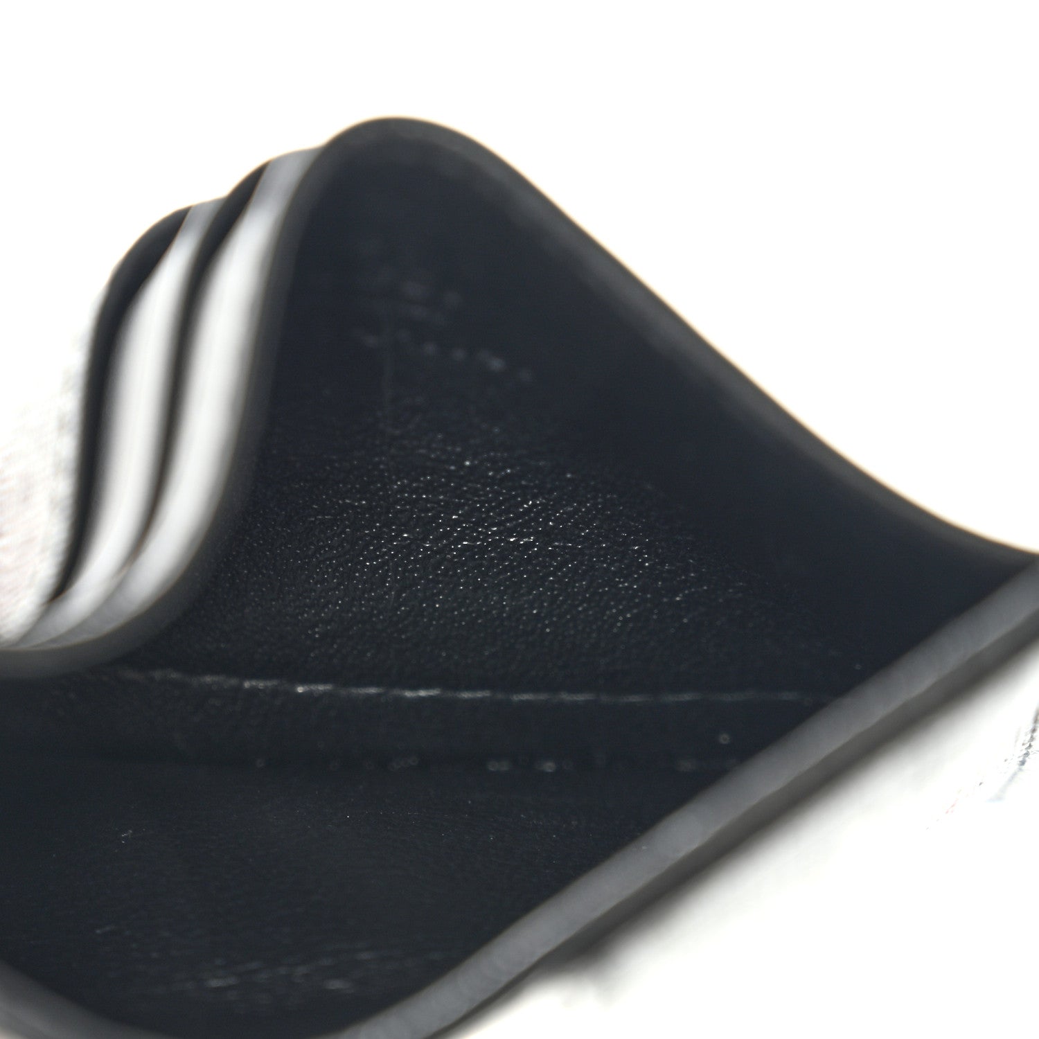 Gucci GG Supreme Monogram Kingsnake Card Case Black Grey 5 of 10