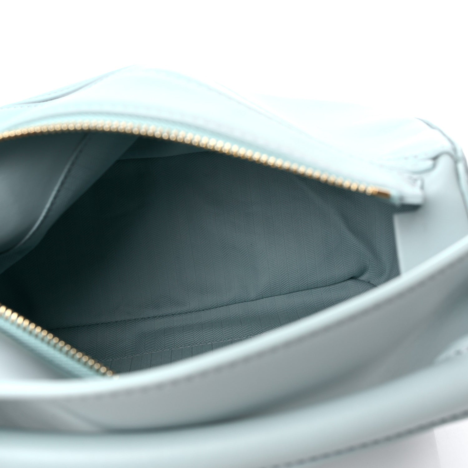Loewe Satin Calfskin Small Puzzle Bag Aqua 5 of 8
