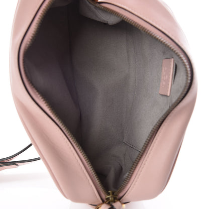 Gucci Calfskin Matelasse Small GG Marmont Chain Shoulder Bag Perfect Pink 7 of 13