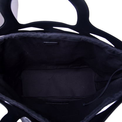 Balenciaga Metallic Calfskin Neo Basket Tote Silver 6 of 10