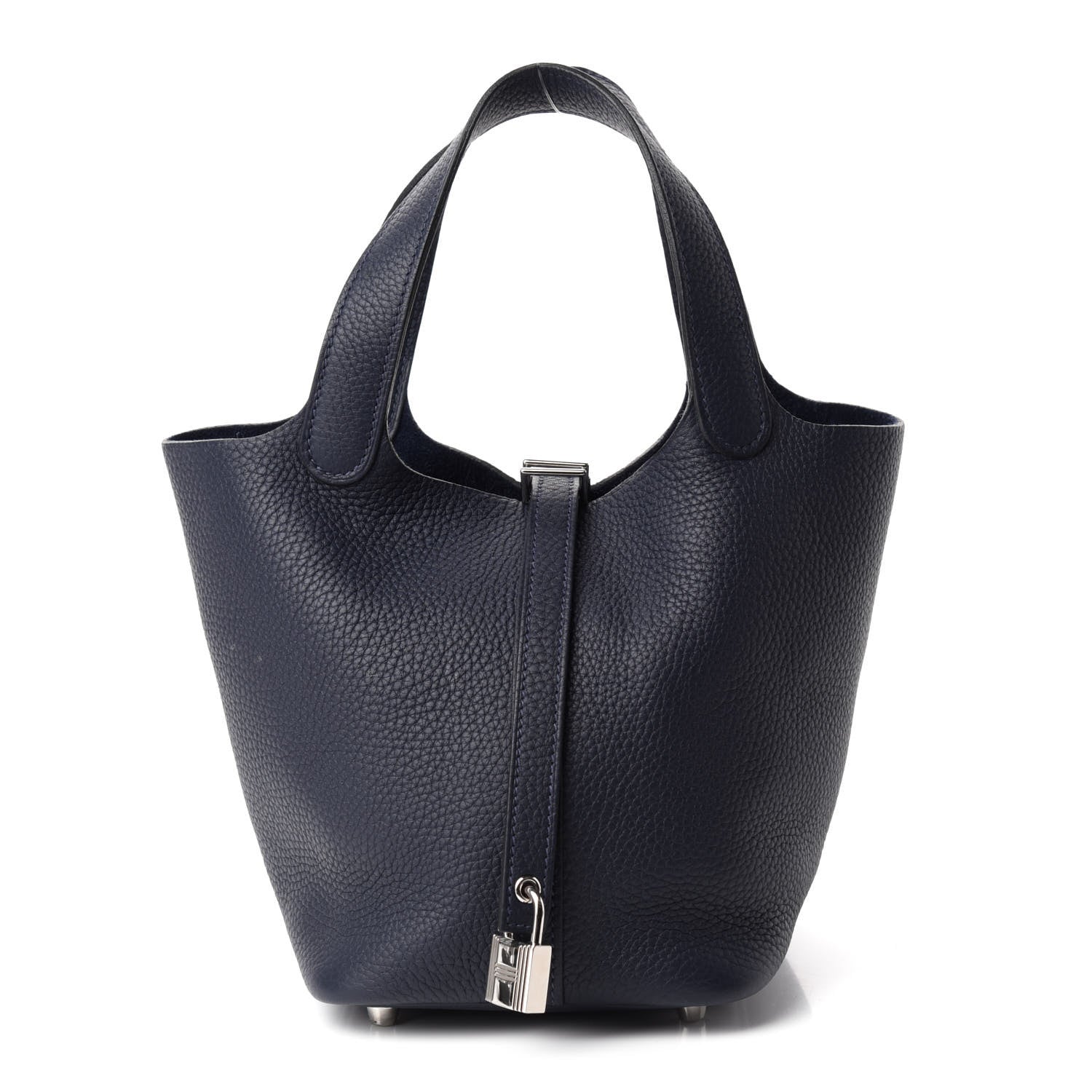 Hermes Taurillon Clemence Picotin Lock 18 PM Bleu Nuit 1 of 15