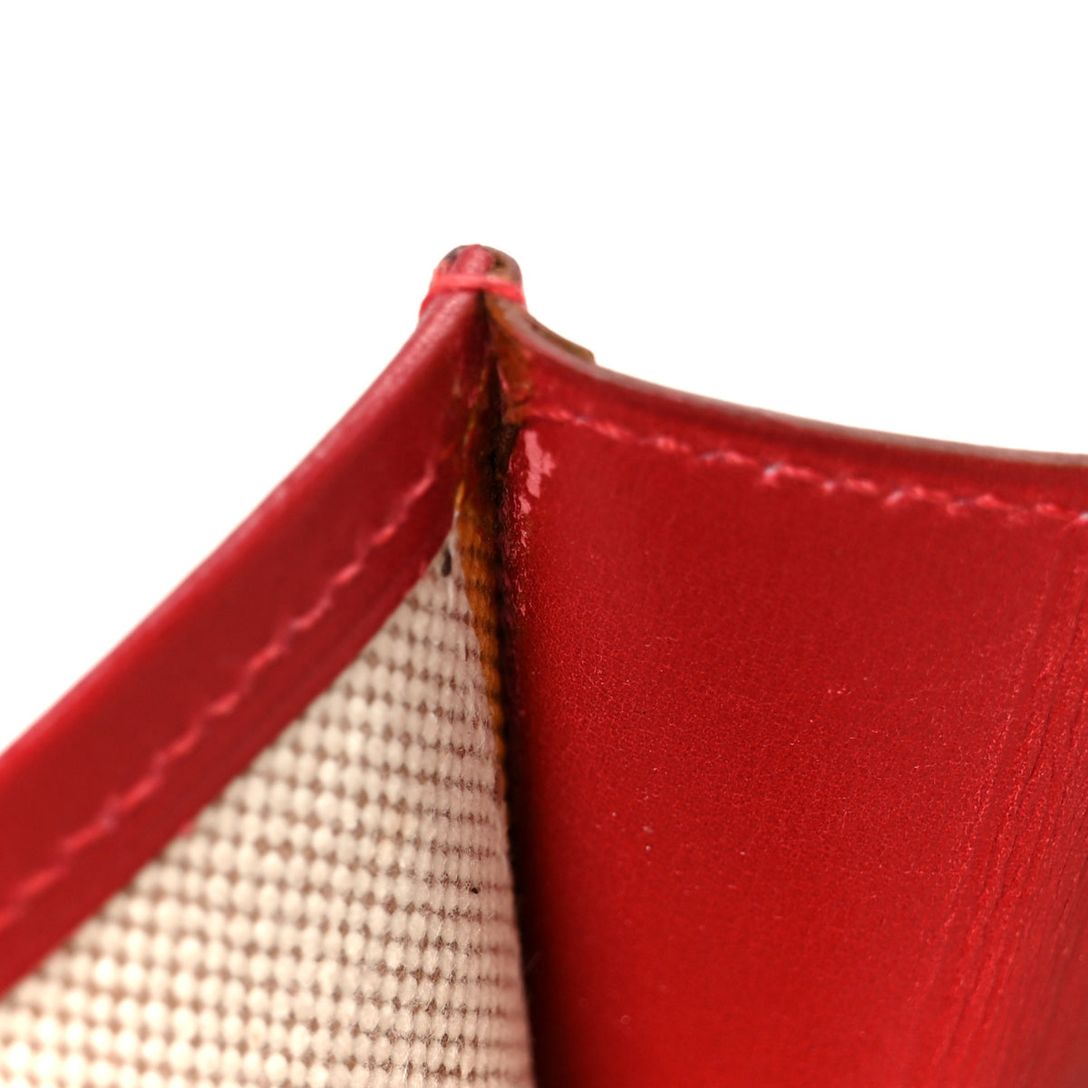 Hermes Veau Gulliver Jige PM Clutch Rouge Vif 11 of 11