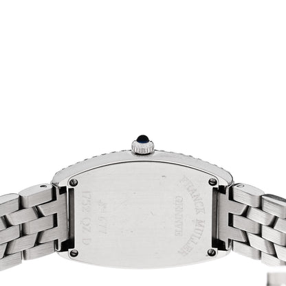 Franck Muller Stainless Steel Diamond Bezel 25mm Cintree Curvex Quartz Watch 1752QZD 4 of 5