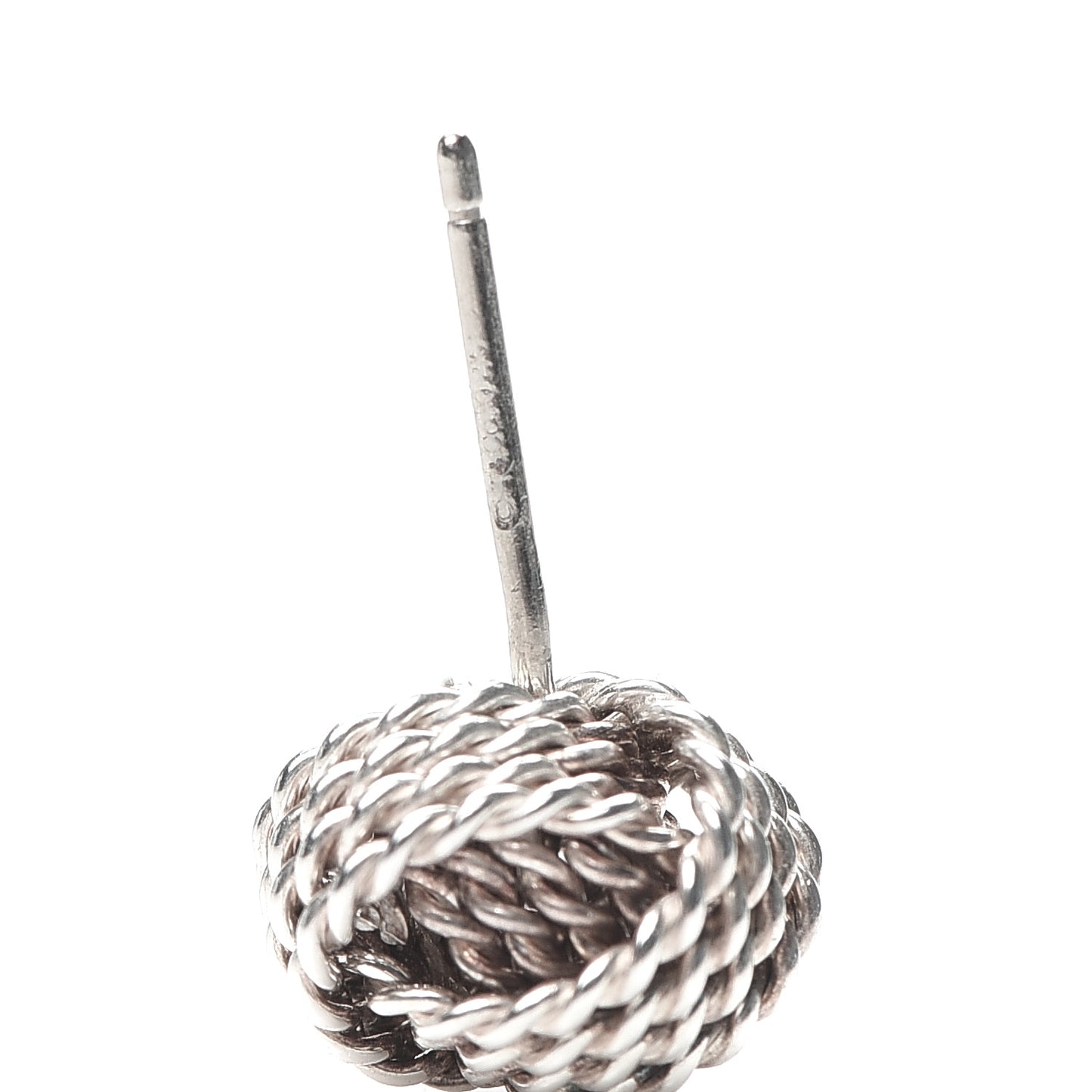 Sterling Silver Twist Knot Earrings