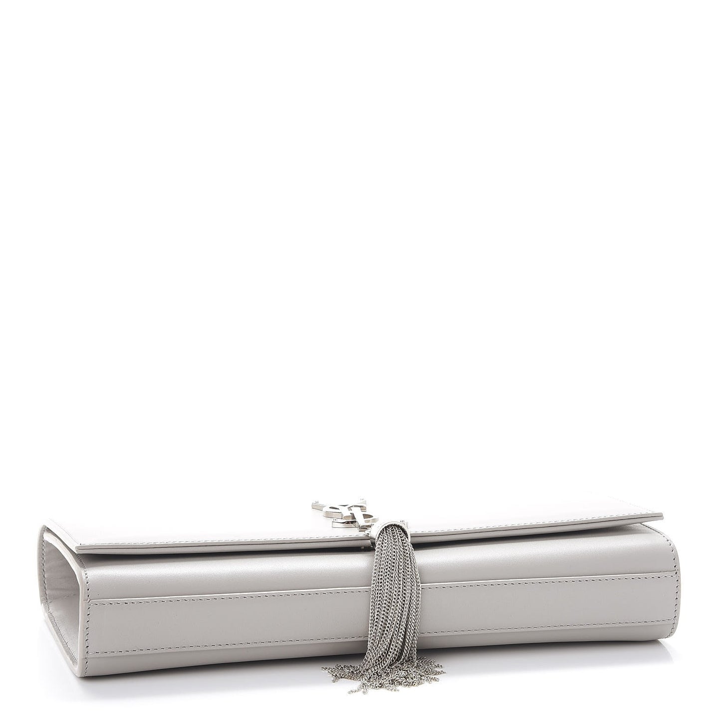 Calfskin Classic Monogram Tassel Clutch Souris