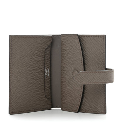 Hermes Epsom Bearn Card Holder Wallet Etain 5 of 7