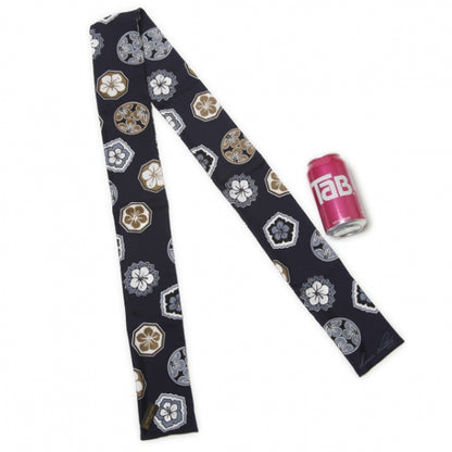 Louis Vuitton Silk Hibiscus Bandeau Navy 2 of 5