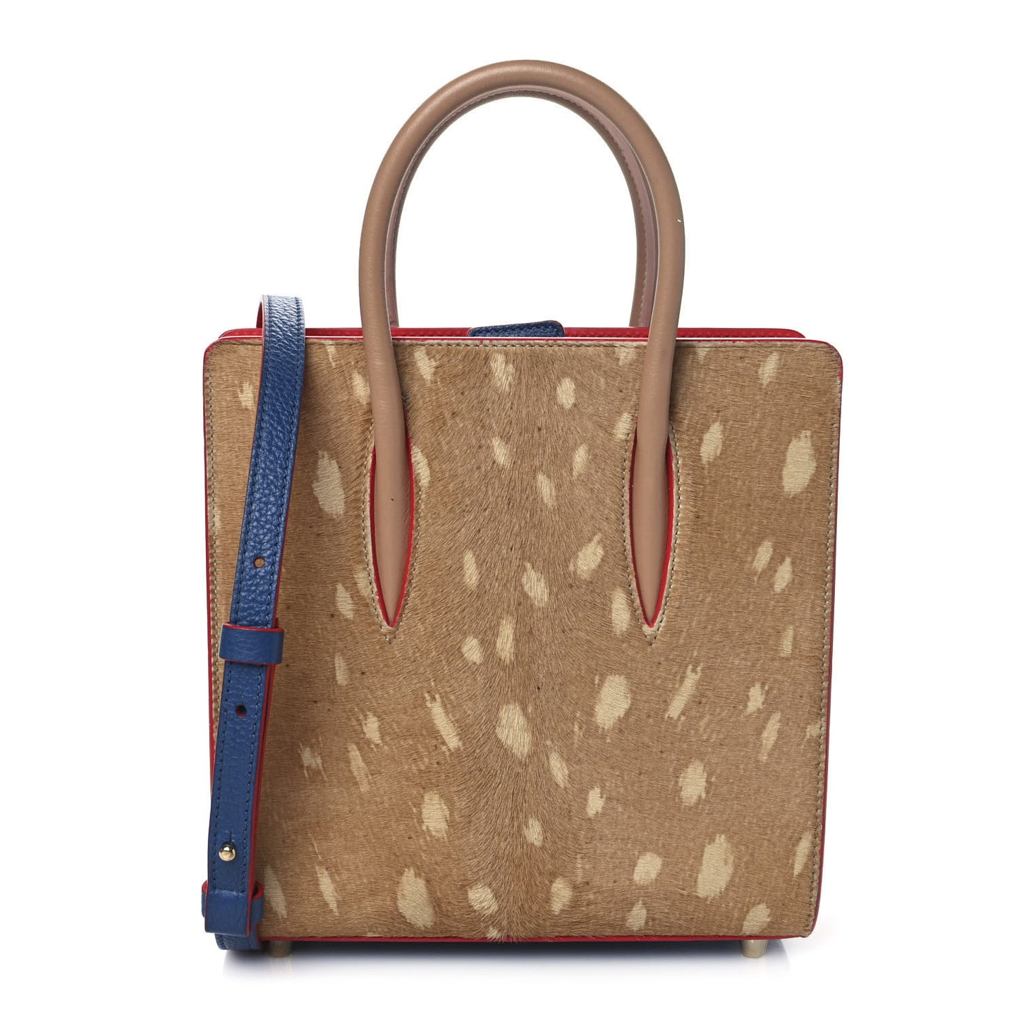 Calfskin Pony Hair Small Paloma Espadon Gold