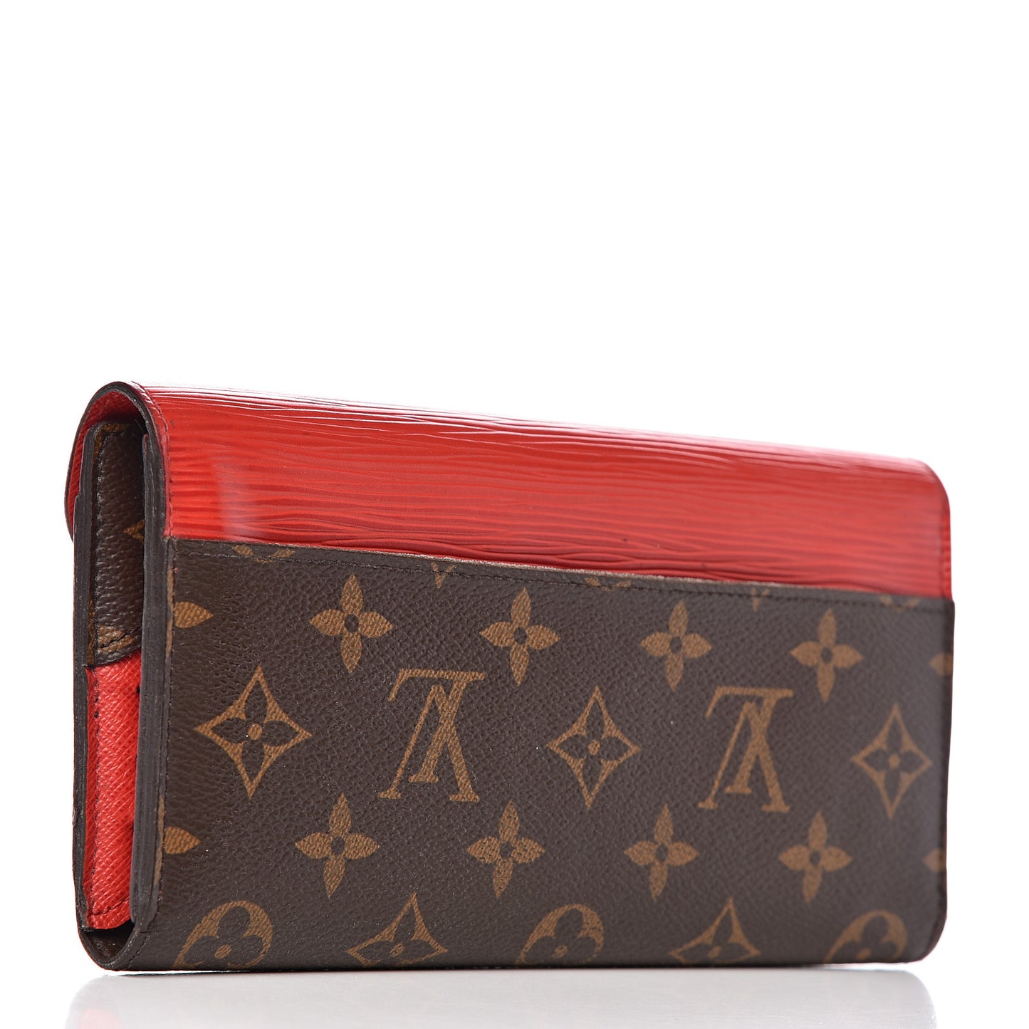 Monogram Epi Marie-Lou Long Wallet Coquelicot