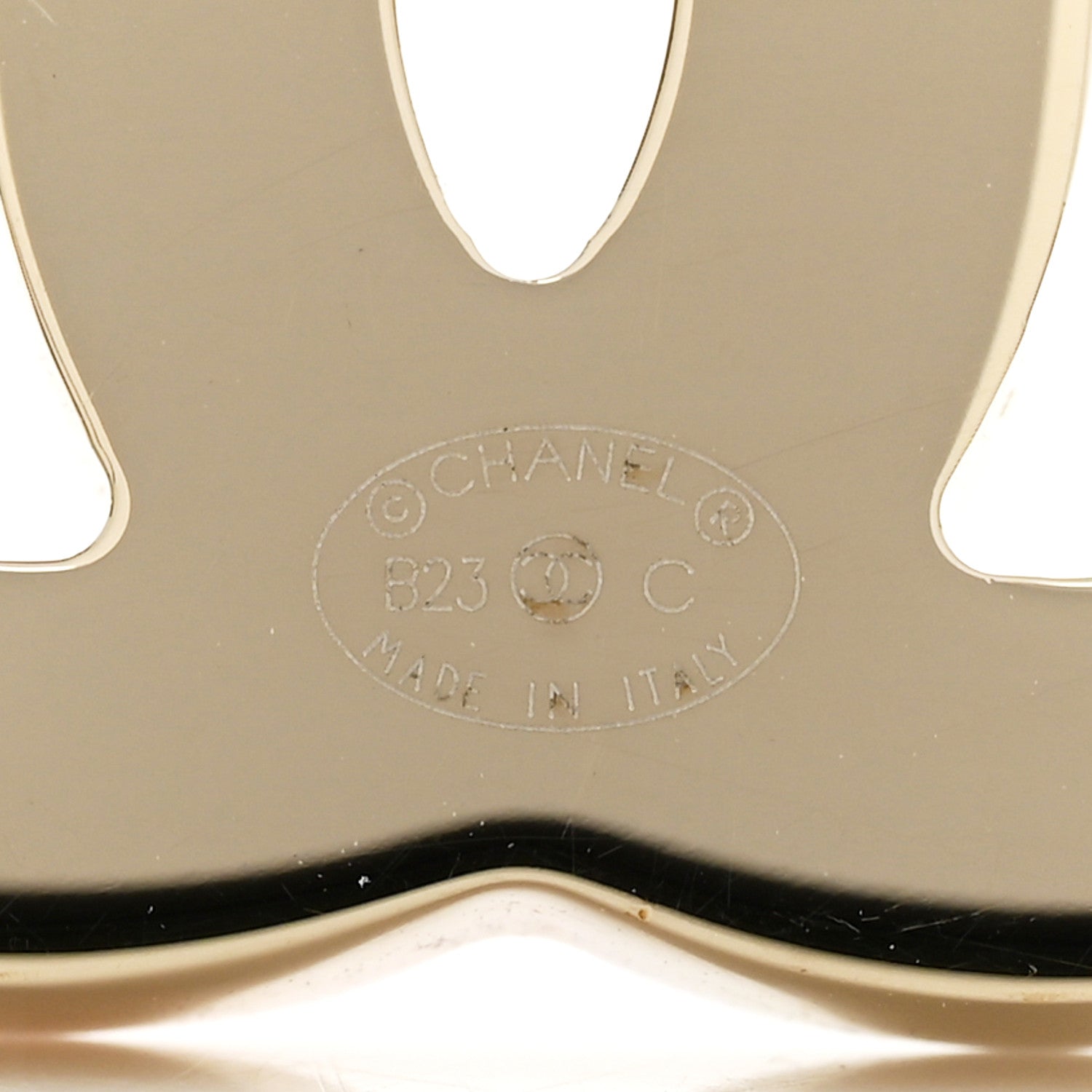 Chanel Enamel CC Earrings Gold Black Pink 4 of 4