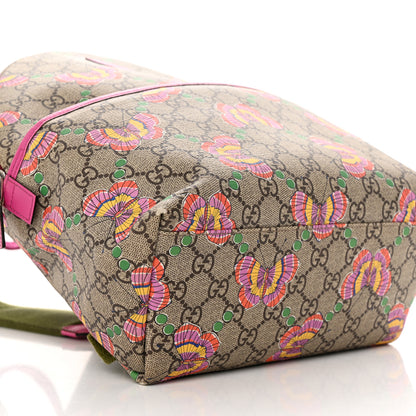 Gucci GG Supreme Monogram Childrens Butterfly Backpack 9 of 16