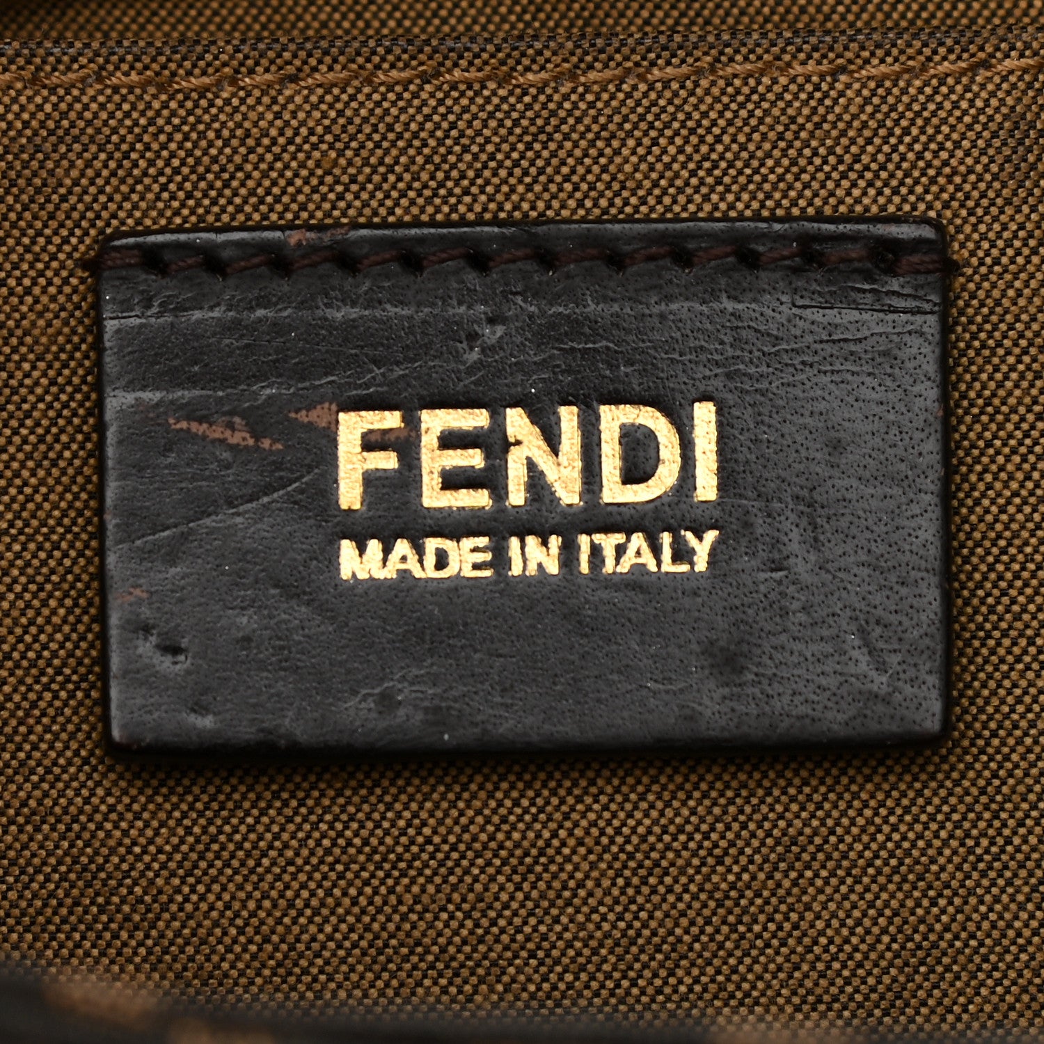 Fendi Zucca Small Chef Shoulder Bag Tobacco 5 of 11