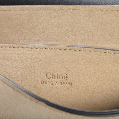 Chloe Suede Calfskin Small Faye Shoulder Bag Black 6 of 7