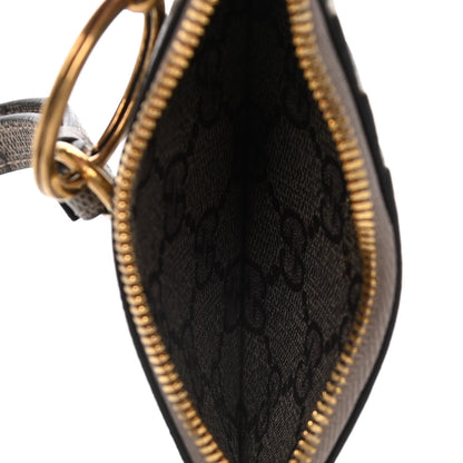 Gucci X BALENCIAGA GG Supreme Monogram Logo Card Case With Strap Beige Ebony 5 of 8