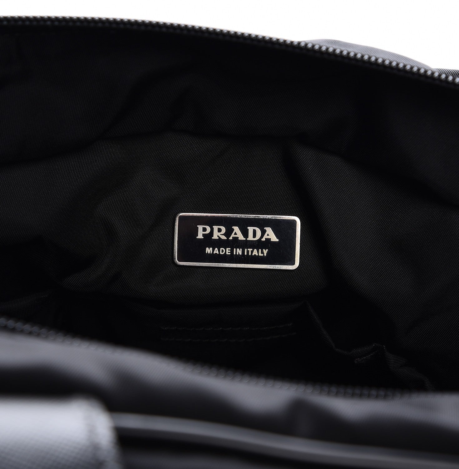 Prada Tessuto Nylon Vela Diaper Bag Black 8 of 9