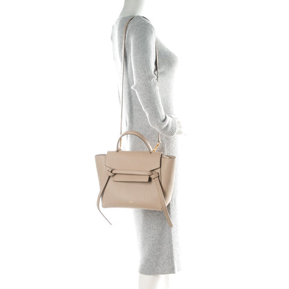 Celine Baby Grained Calfskin Micro Belt Bag Dune 2 of 8