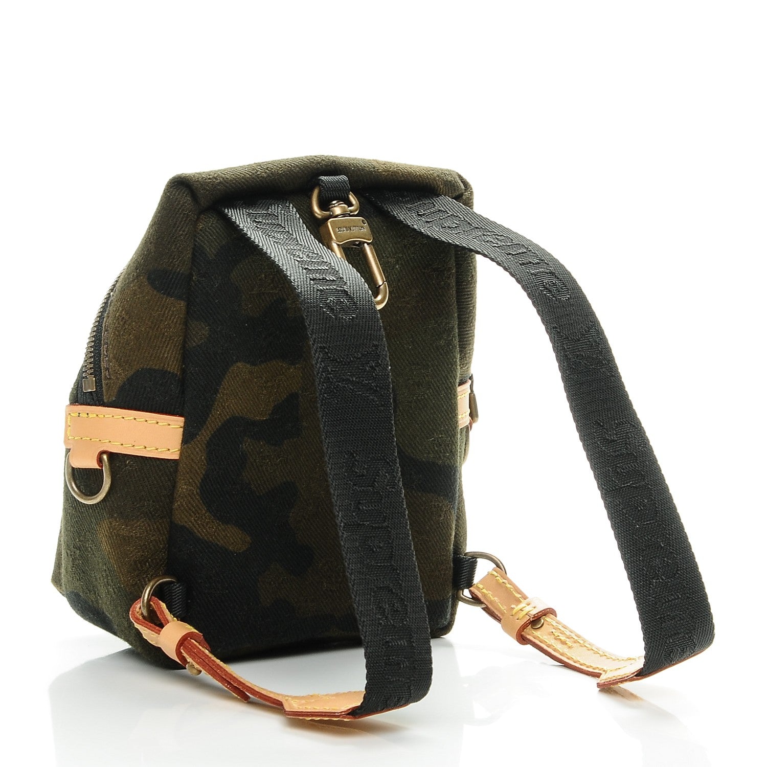Louis Vuitton X SUPREME Camouflage Nano Apollo Backpack Bag Charm 3 of 10