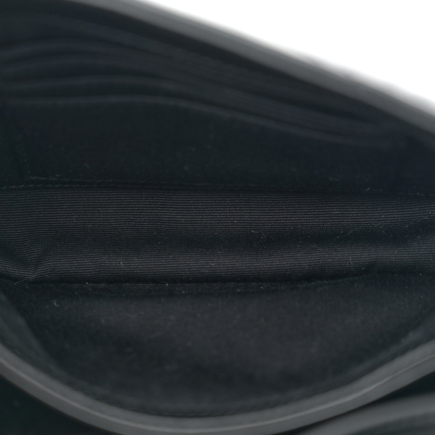 Calfskin Y Quilted Monogram Monochrome Toy Loulou Crossbody Bag Black