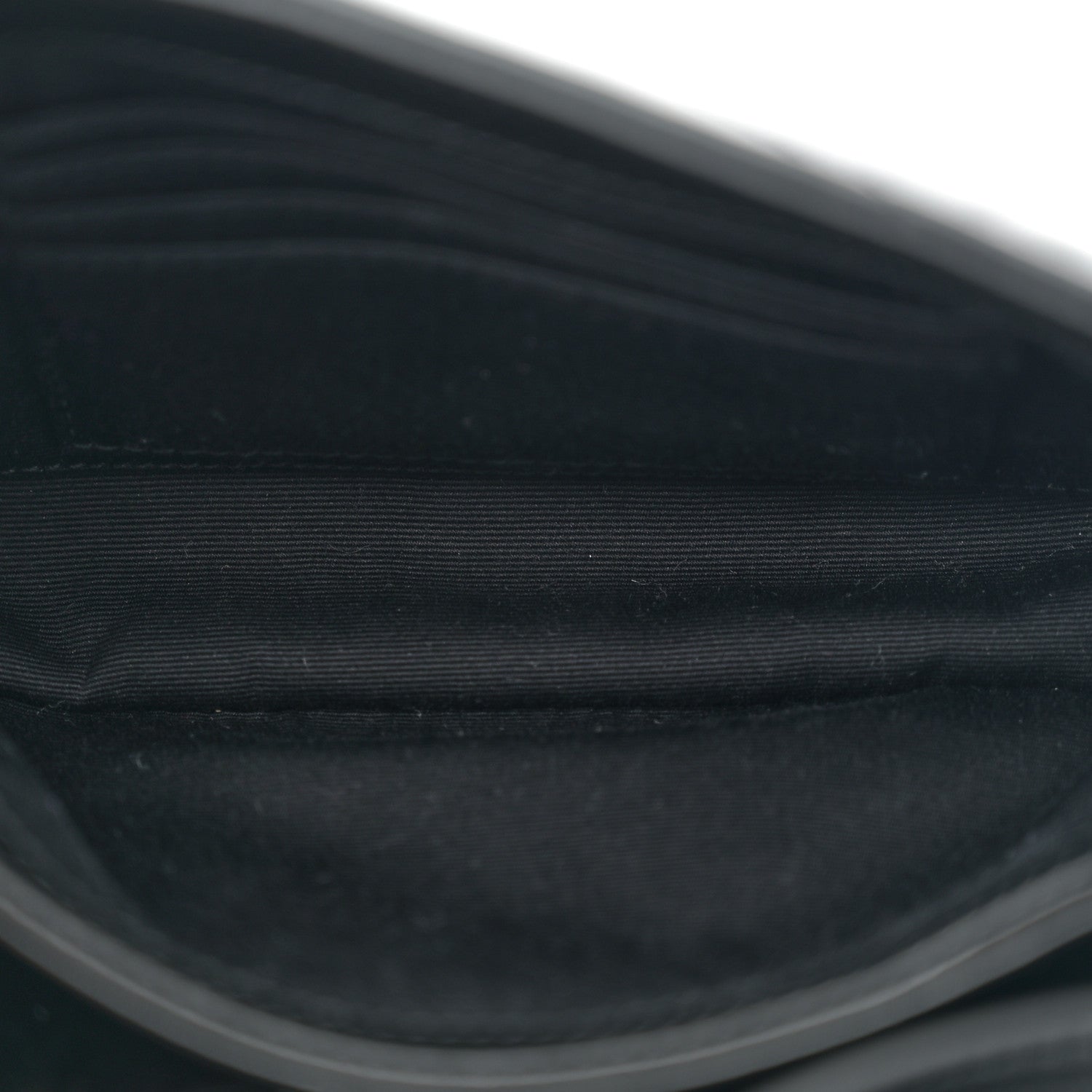 Saint Laurent Calfskin Y Quilted Monogram Monochrome Toy Loulou Crossbody Bag Black 5 of 11