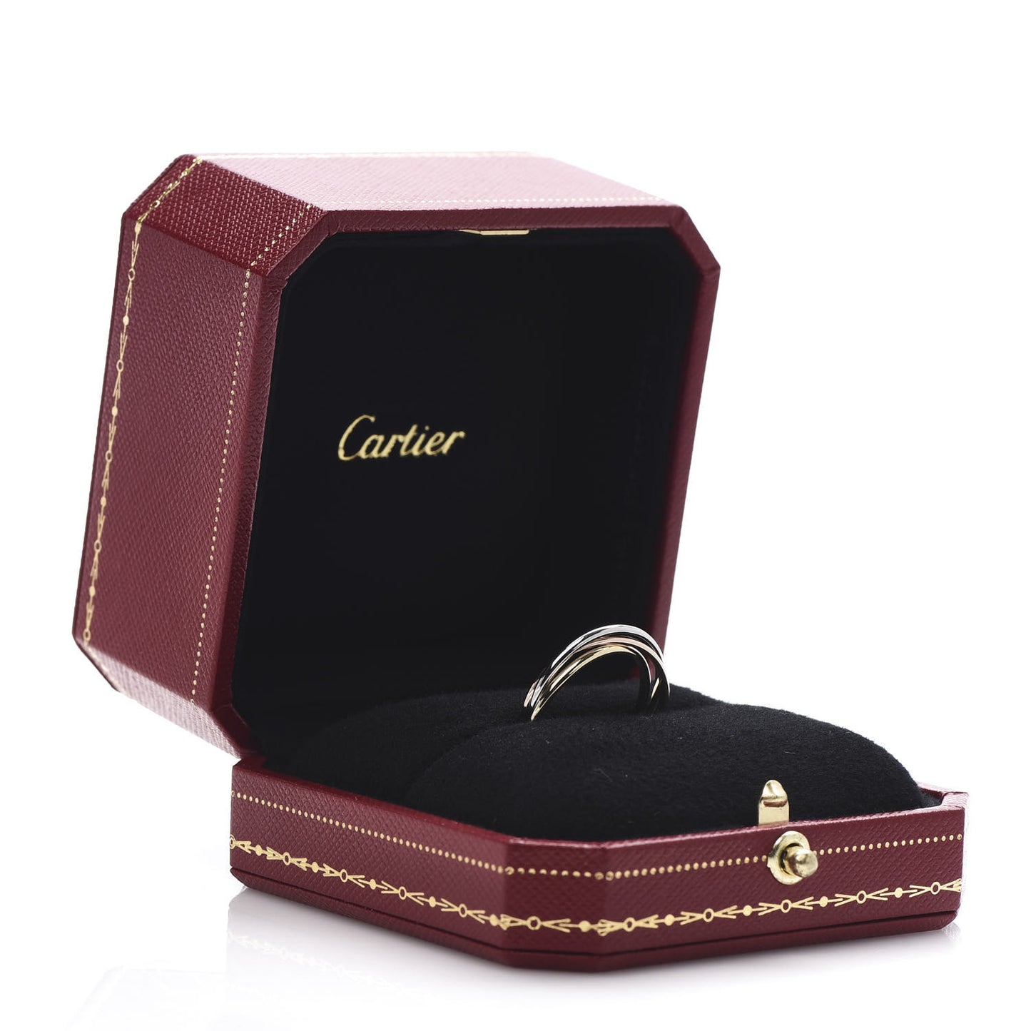 18K Pink Yellow White Gold Extra Small Trinity Ring 57 8