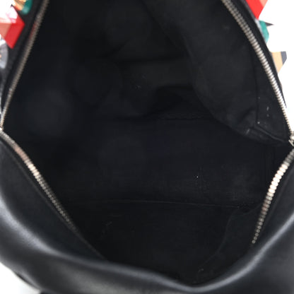 Fendi Vitello Dolce Studded Backpack Black Multicolor 5 of 15
