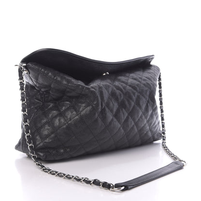 Chanel Caviar Quilted French Riviera Hobo Black 3 of 13