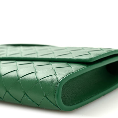 Bottega Veneta Nappa Intrecciato Long Andiamo Top Handle Clutch Jungle 9 of 9
