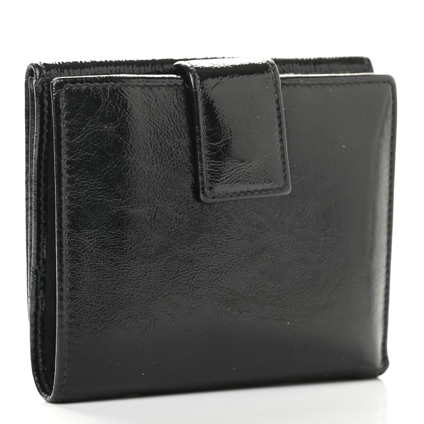 Goatskin Belle de Jour French Wallet Black
