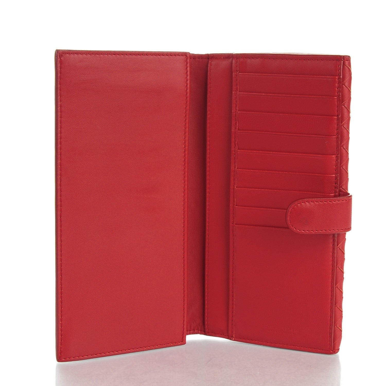 Bottega Veneta Nappa Intrecciato Continental Wallet Blood 5 of 9