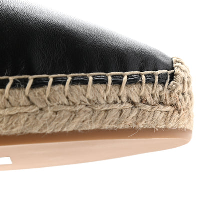 Christian Dior Lambskin Granville Espadrilles 39.5 Black 9 of 10