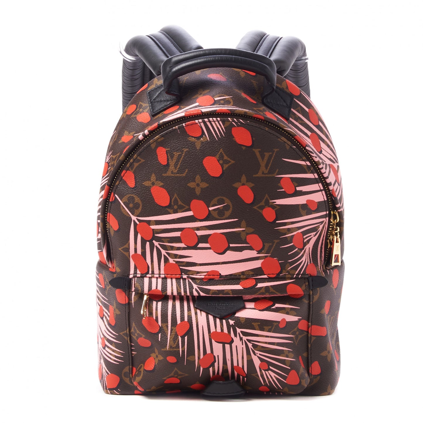 Monogram Jungle Dots Palm Springs Backpack PM Sugar Pink Poppy