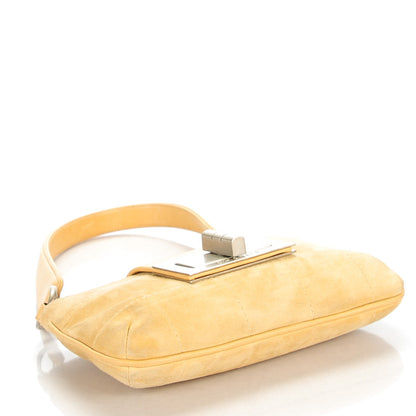 Chanel Suede Quilted Small Mademoiselle Shoulder Bag Beige 4 of 7