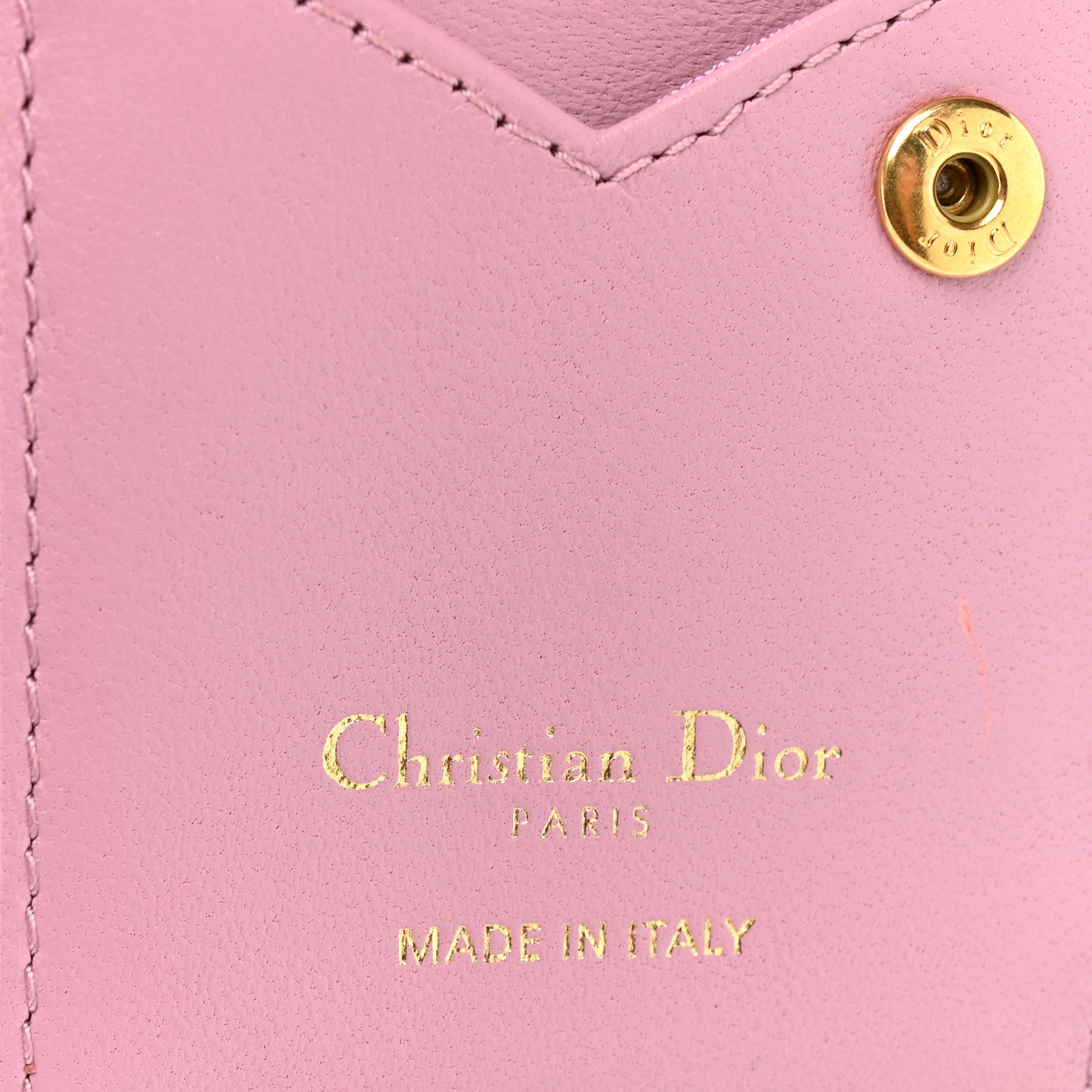 Lambskin Cannage Jolie Dahlia Wallet Cherry Blossom Pink