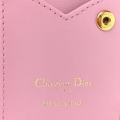 Christian Dior Lambskin Cannage Jolie Dahlia Wallet Cherry Blossom Pink 7 of 10