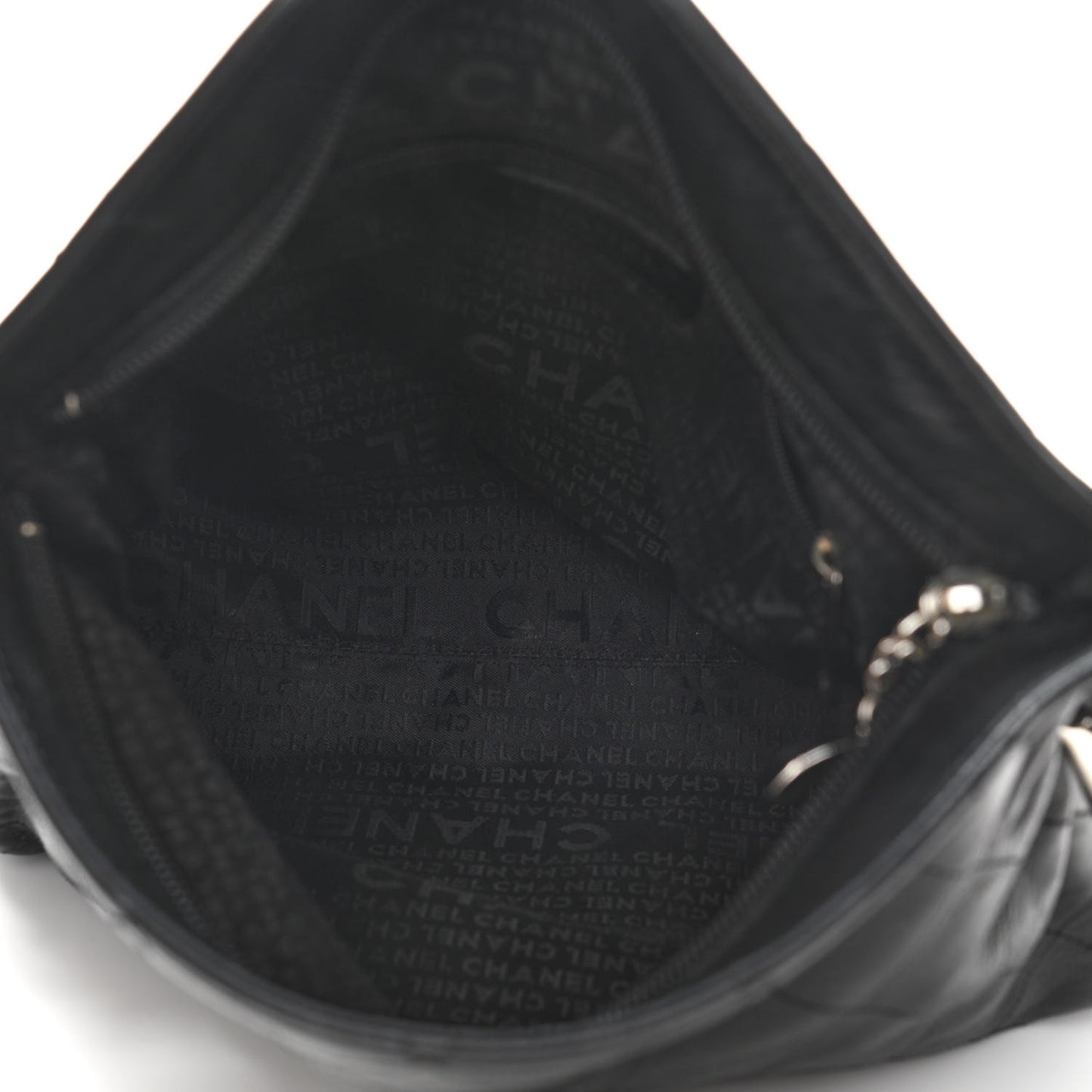 Lambskin Stitched Medium Ultimate Soft Tote Black