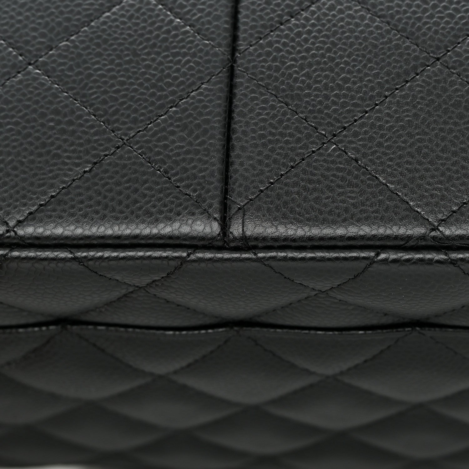 Chanel Caviar Quilted Jumbo Double Flap Black 13 of 16