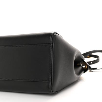 Fendi Nappa Mini Peekaboo Iconic Satchel Black 10 of 12