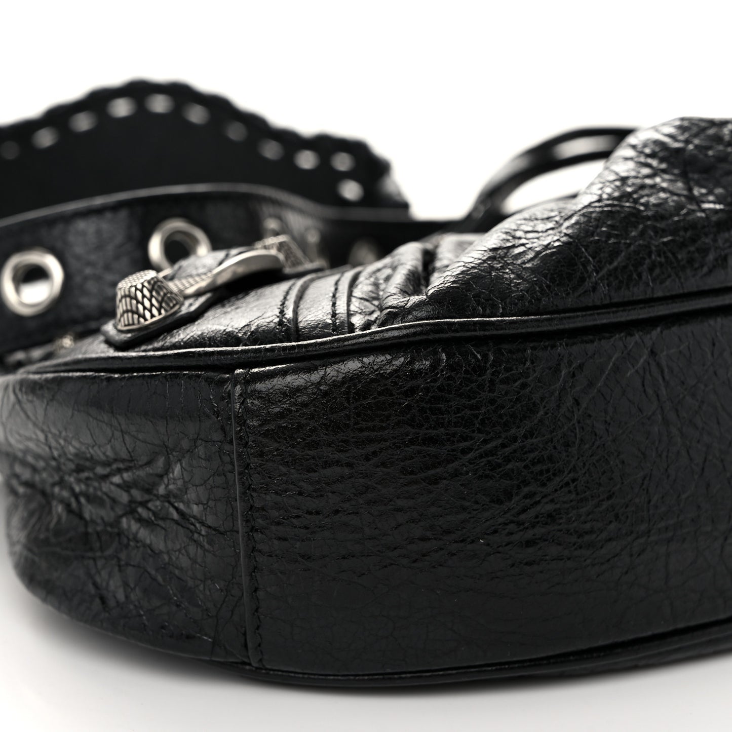 Agneau Arena Le Cagole Shoulder Bag XS Black