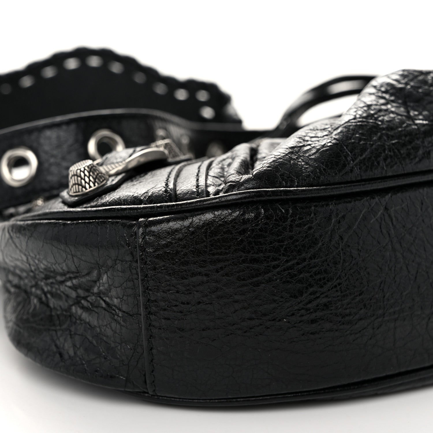 Balenciaga Agneau Arena Le Cagole Shoulder Bag XS Black 10 of 12