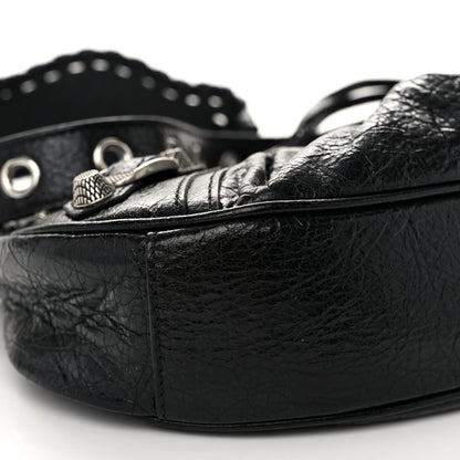 Balenciaga Agneau Arena Le Cagole Shoulder Bag XS Black 10 of 12