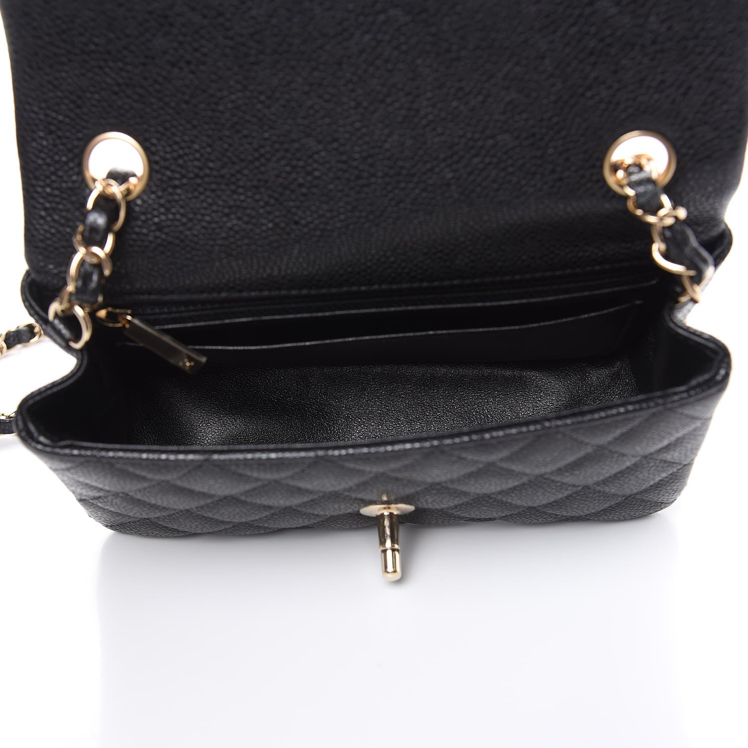 Chanel Caviar Quilted Mini Rectangular Flap Black 5 of 10