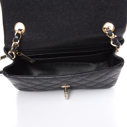 Chanel Caviar Quilted Mini Rectangular Flap Black 5 of 10